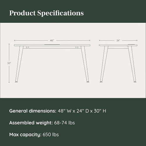 Modern Office Desk, 48 Modern Office Desk, 48